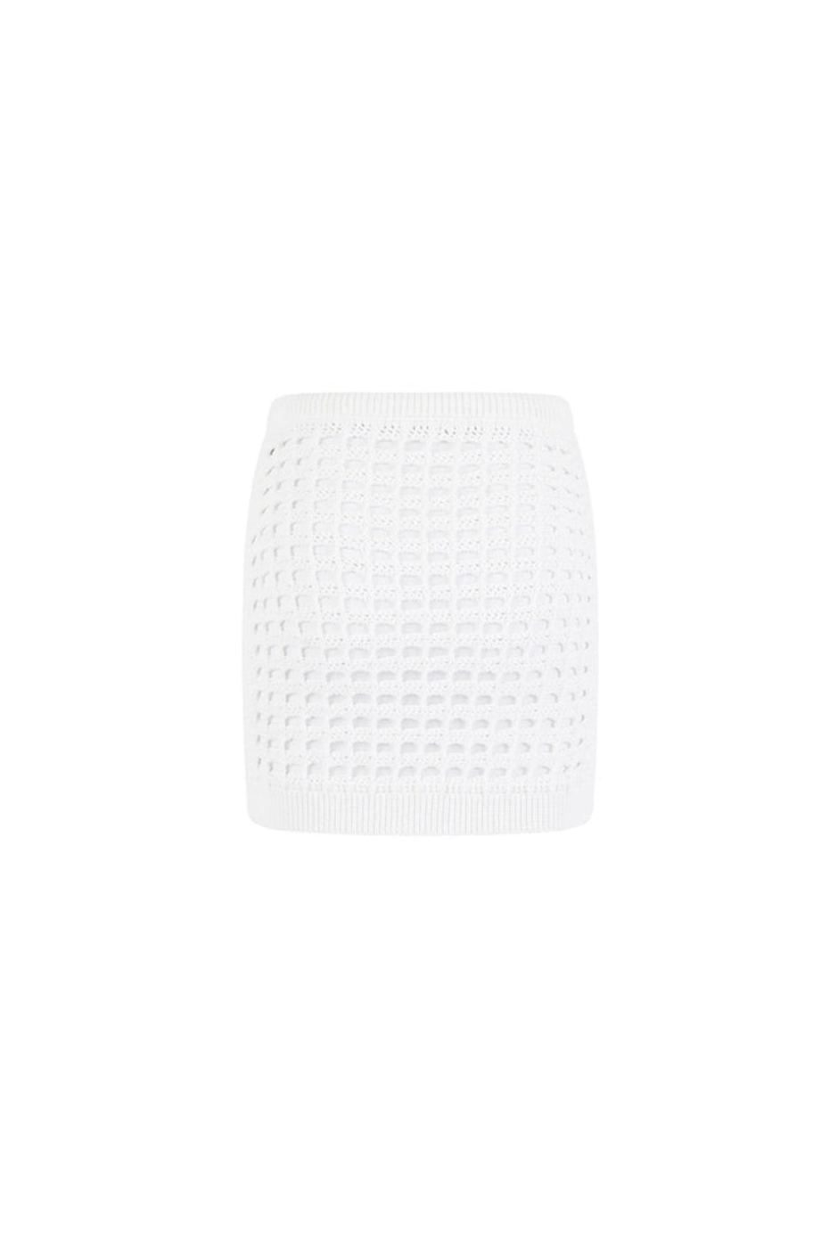 Kulani Kinis Crochet Mini Skirt - Ivory