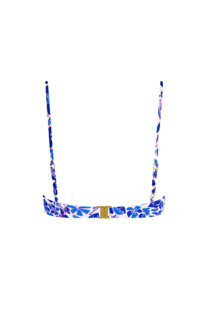 Kulani Kinis Slim Underwire Bra Bikini Top - Ocean Colada