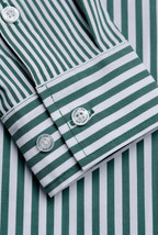 CHAMPLAIN STRIPE DRESS SHIRT - GREEN