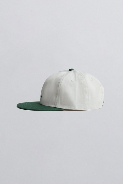 CHAMPLAIN CREAM ON GREEN CHAMPLAIN HAT - ONE SIZE