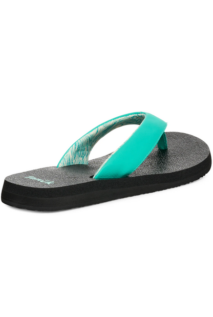 Sanuk Yoga Mat Ii Sandals - Aqua Green