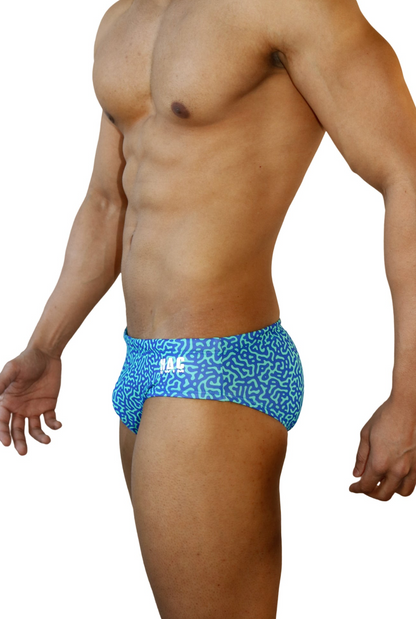 HAC Swim Basic Swim Brief - Blue Tahquitz Canyon