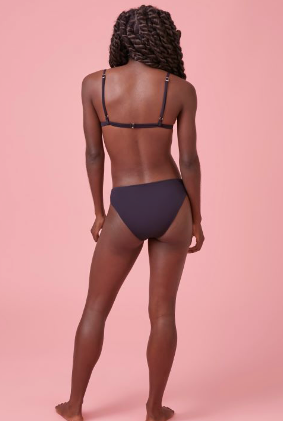 PANTYS TRIANGLE BIKINI TOP BLACK