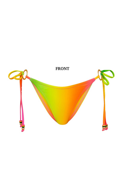 Kulani Kinis Ring Cheeky Tie Bikini Bottom - Island Escape