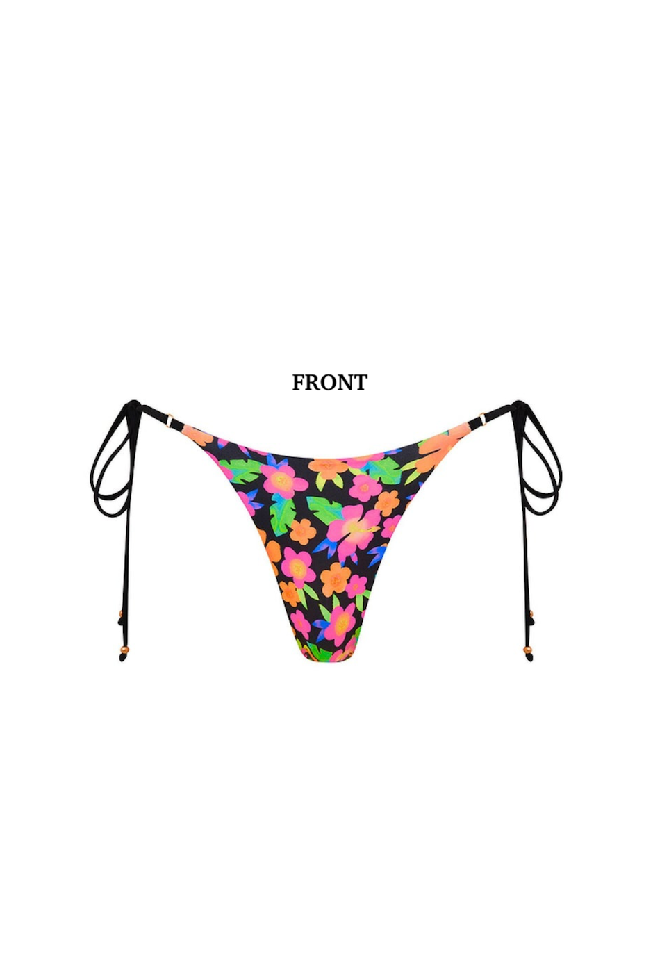 Kulani Kinis Thong Tie Side Bikini Bottom - Midnight Glow