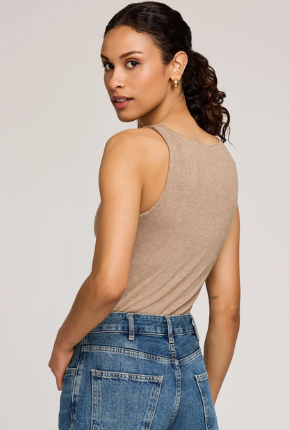 Gentle Fawn Cyrus Tank Top - Heather Khaki