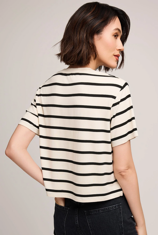 Gentle Fawn Jaxon T-Shirt - Cream Stripe