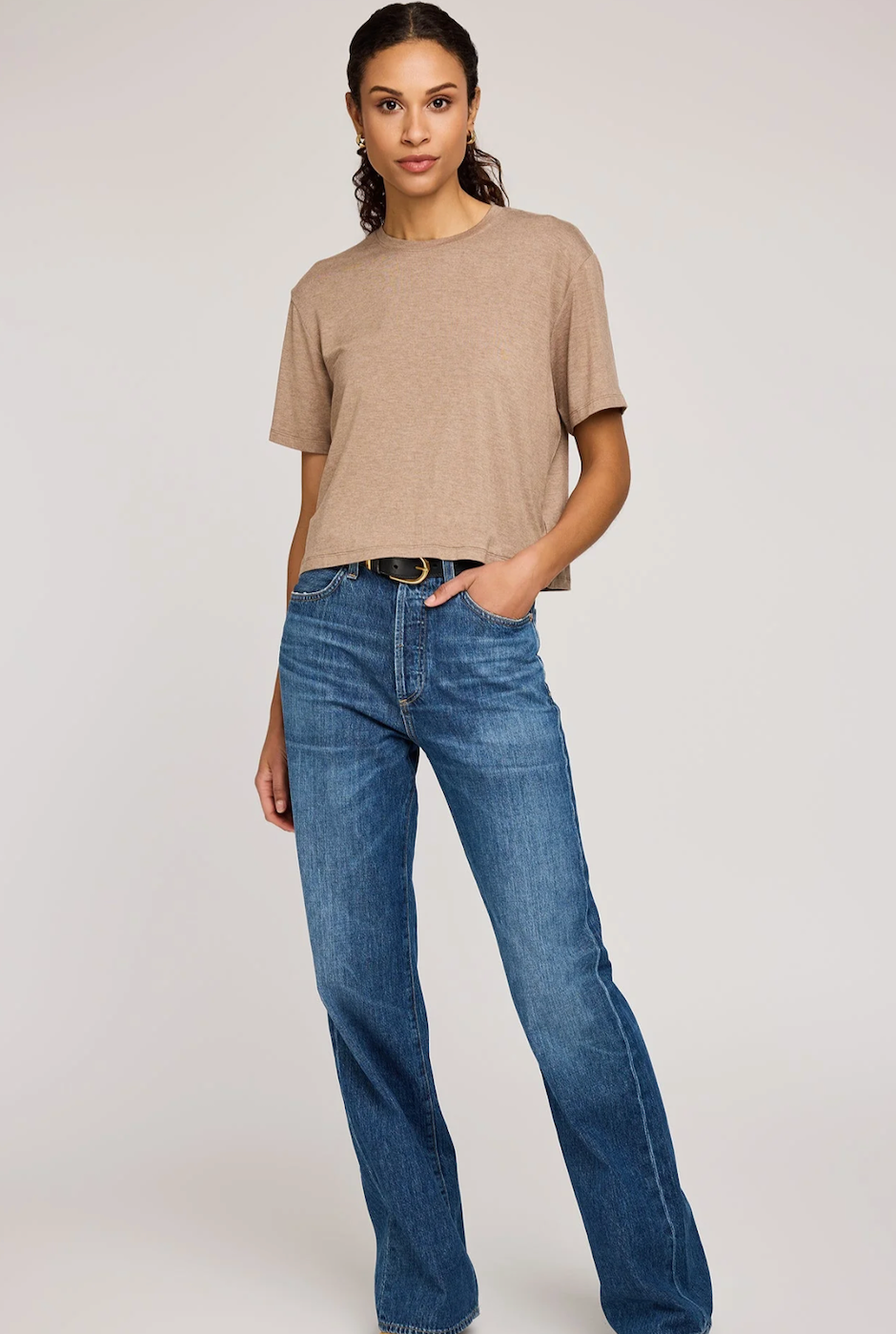 Gentle Fawn Jaxon T-Shirt - Heather Khaki