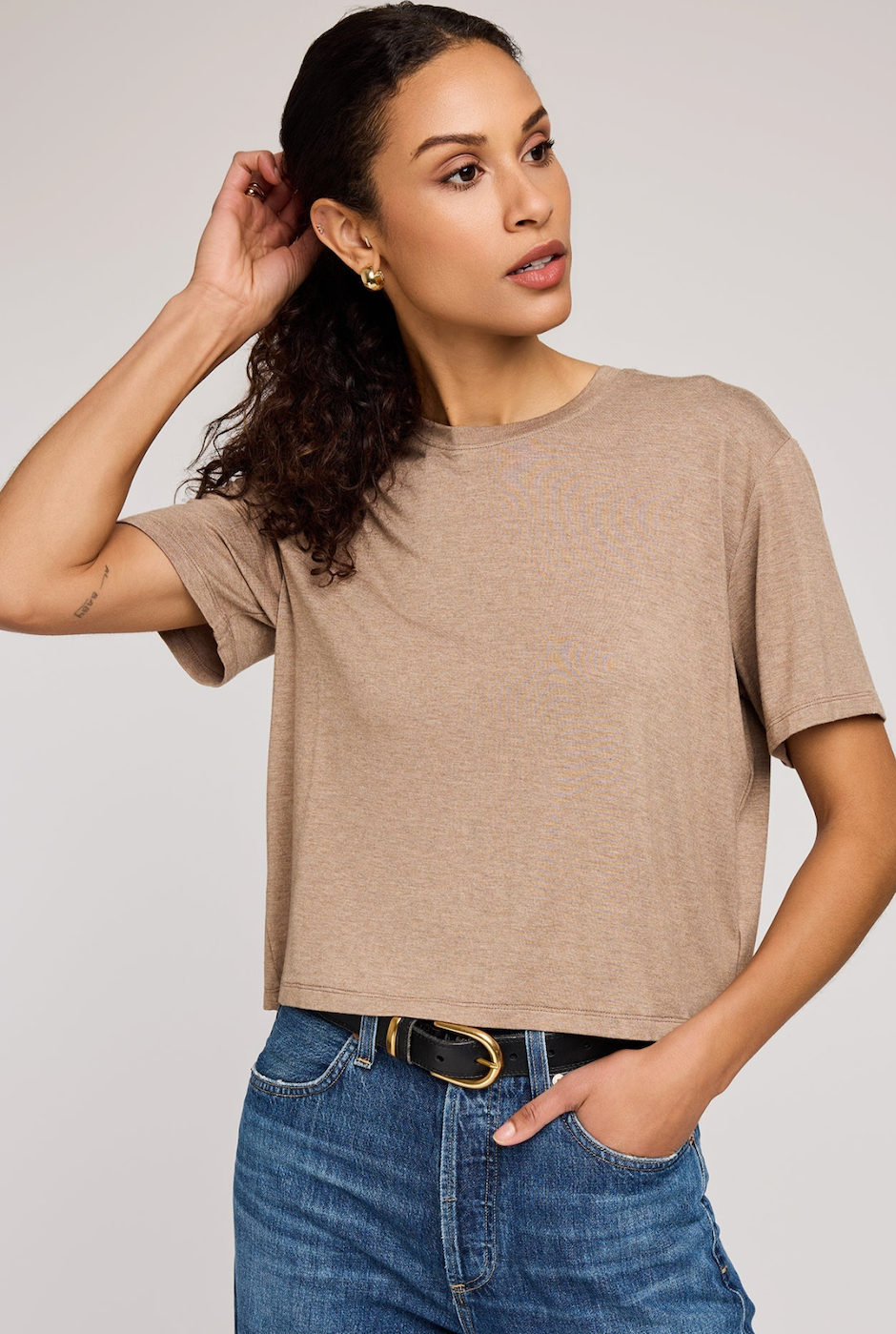 Gentle Fawn Jaxon T-Shirt - Heather Khaki
