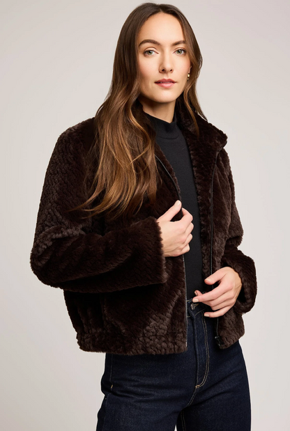 Gentle Fawn Calista Faux Fur Jacket - Java