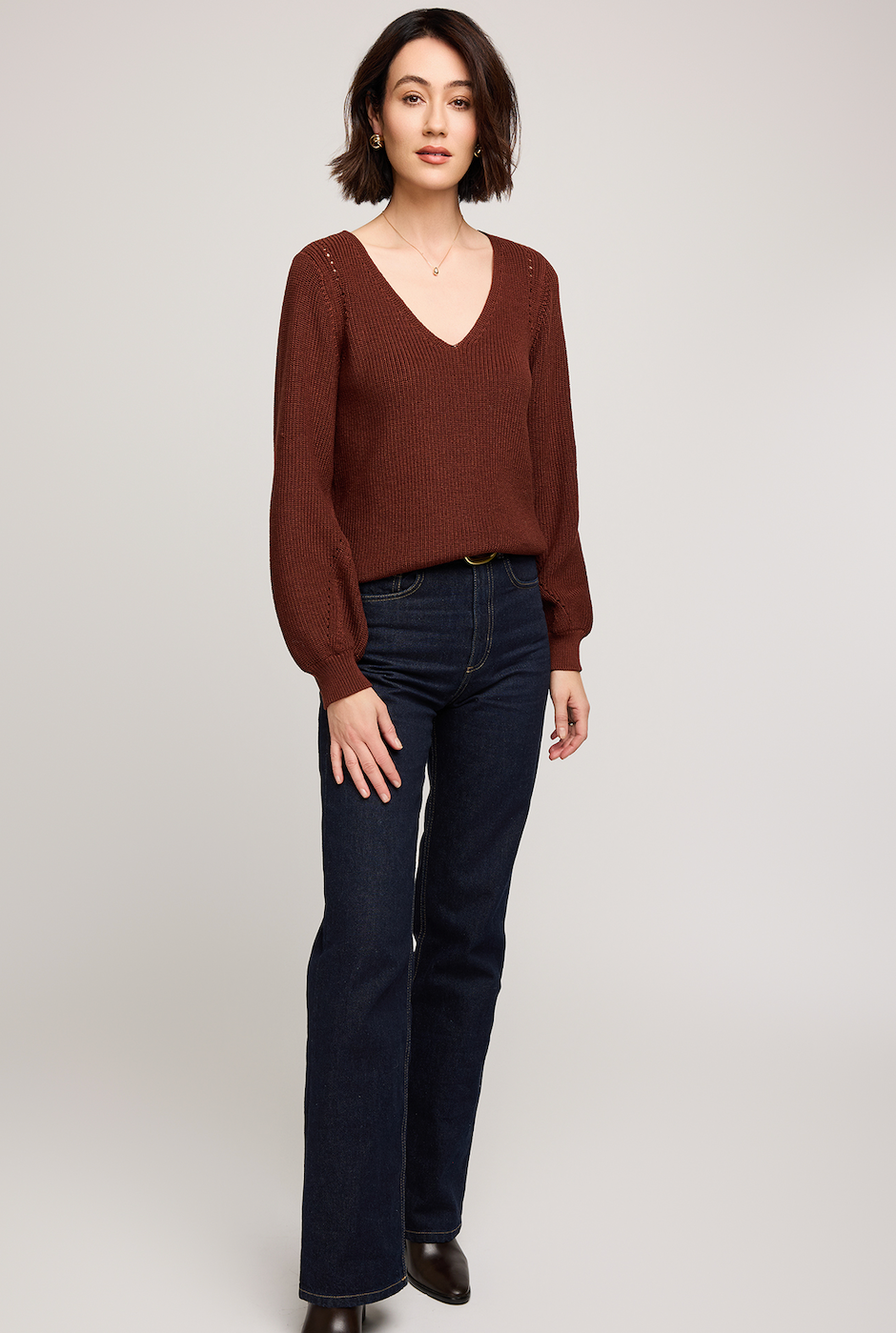 Gentle Fawn Hailey Sweater - Mahogany