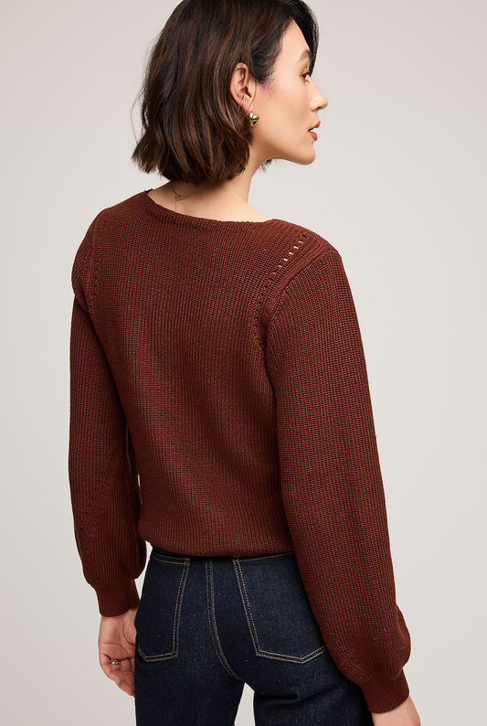 Gentle Fawn Hailey Sweater - Mahogany