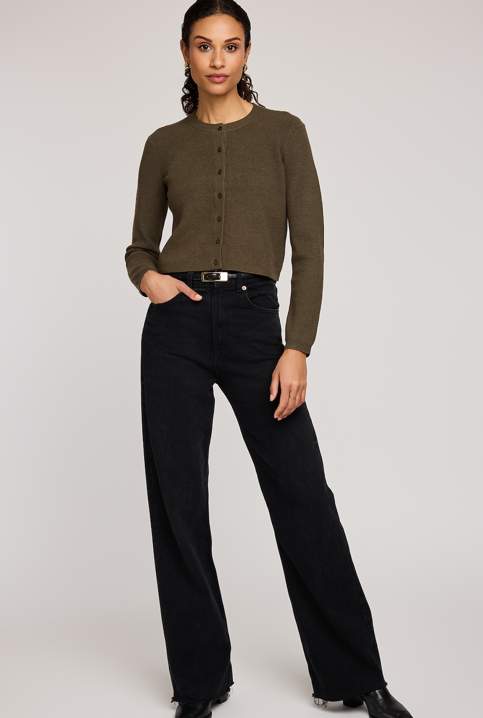 Gentle Fawn Mirabelle Sweater - Heather Olive