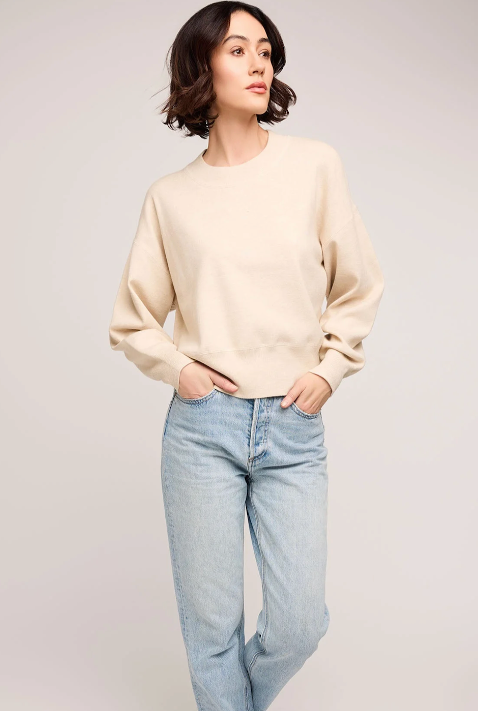 Gentle Fawn Alfie Sweater - Heather Oat