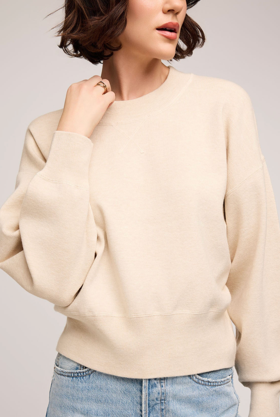 Gentle Fawn Alfie Sweater - Heather Oat