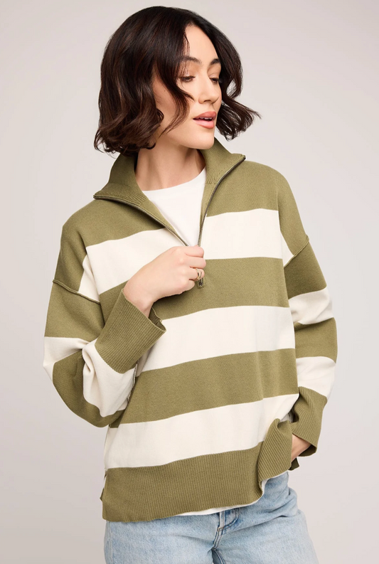 Gentle Fawn Idris Striped Sweater - Ivy Stripe
