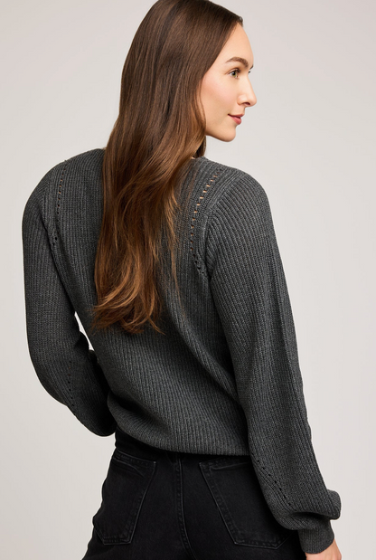 Gentle Fawn Hailey Sweater - Heather Charcoal