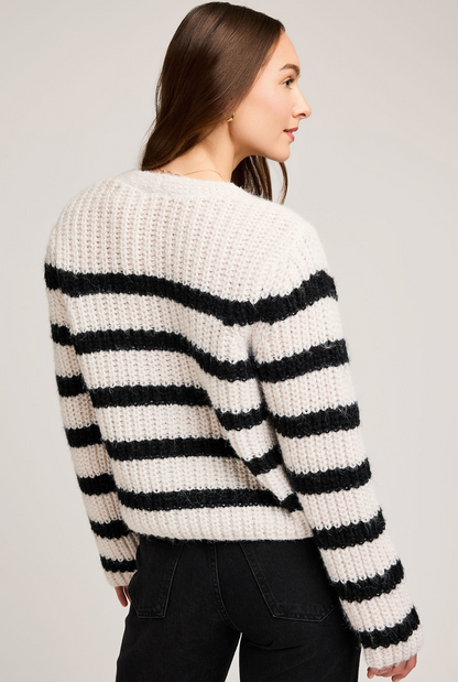 Gentle Fawn Melanie Sweater - Black Stripe