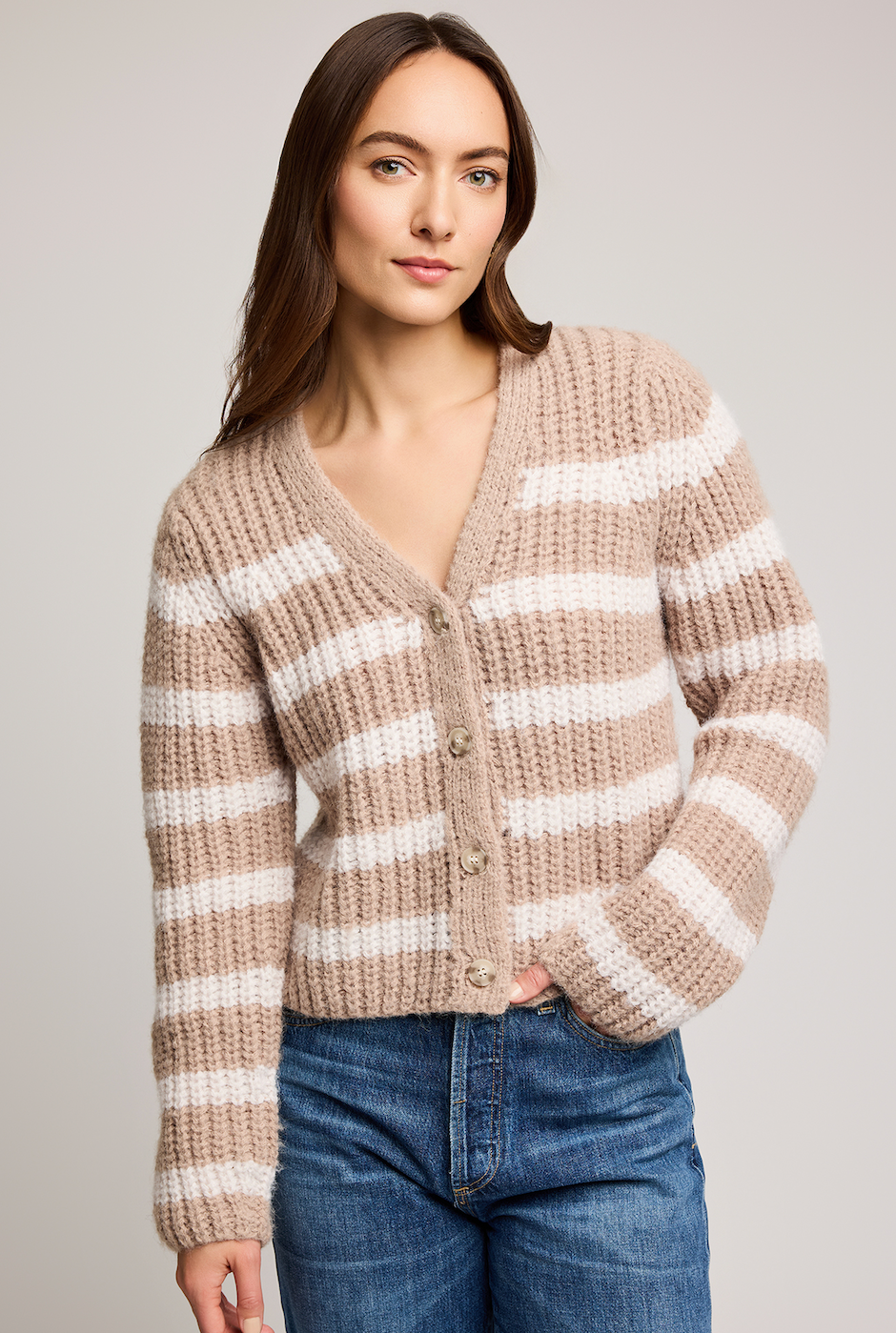 Gentle Fawn Melanie Sweater - Oat Stripe