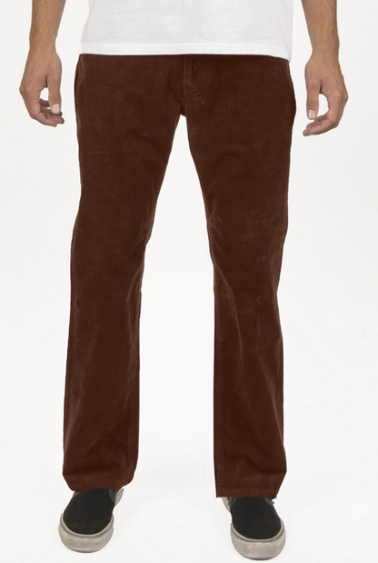 Vissla Border C Cord 5 Pocket Pant - Dark Earth
