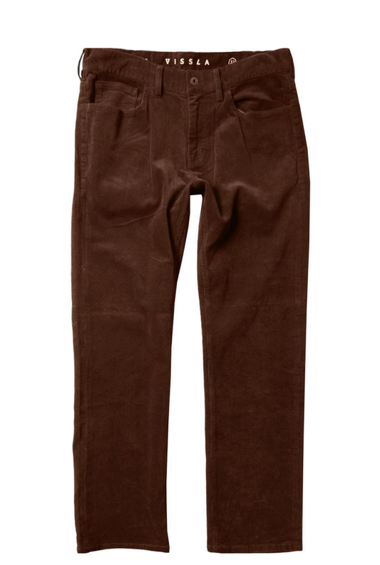 Vissla Border C Cord 5 Pocket Pant - Dark Earth