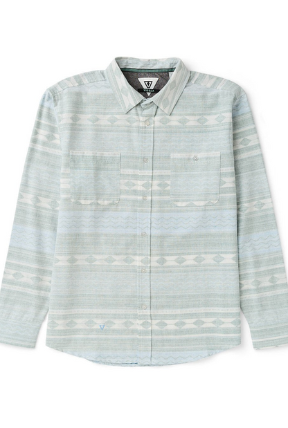 Vissla Wild Park Eco LS Shirt - Blue Mist