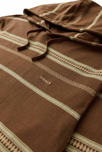 Vissla Stitch In Eco Pullover - Chocolate