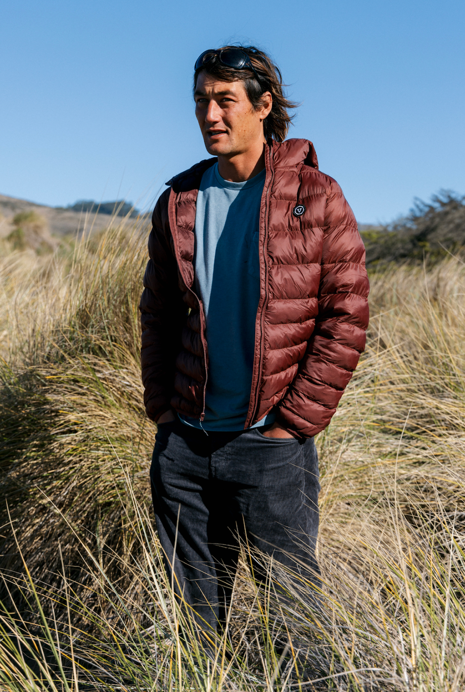 Vissla Pacific Packable Eco Puff Jacket - Brick