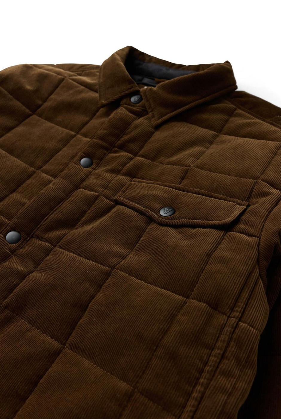 Vissla Cronkite Organic Cord Jacket - Dark Earth