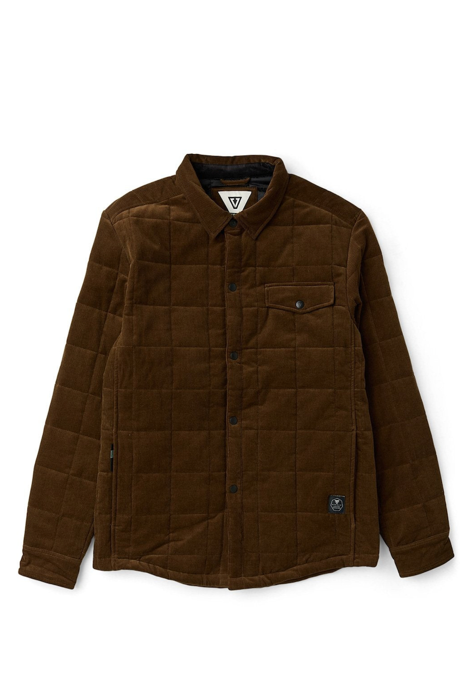 Vissla Cronkite Organic Cord Jacket - Dark Earth
