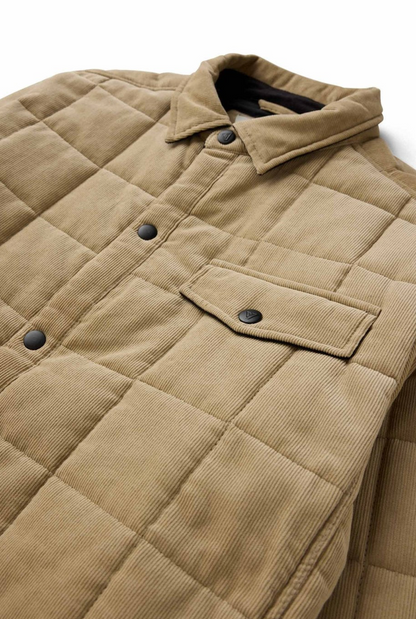 Vissla Cronkite Organic Cord Jacket - Light Khaki