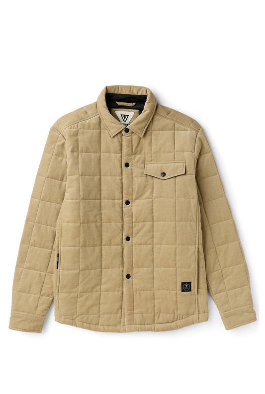 Vissla Cronkite Organic Cord Jacket - Light Khaki