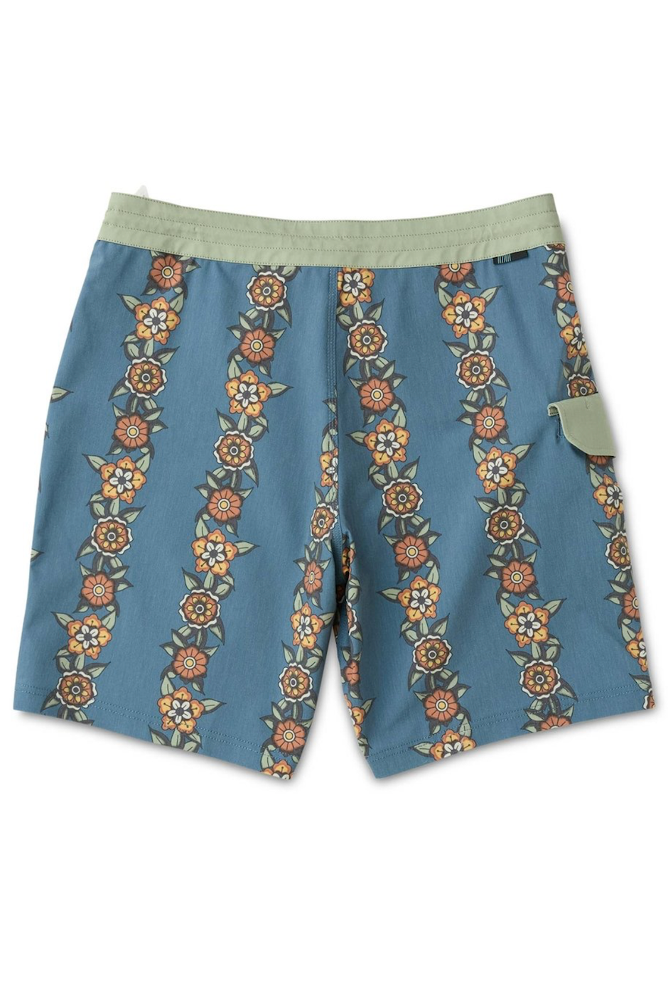 Vissla Ink Lines 17" Boys Boardshort - Midnight