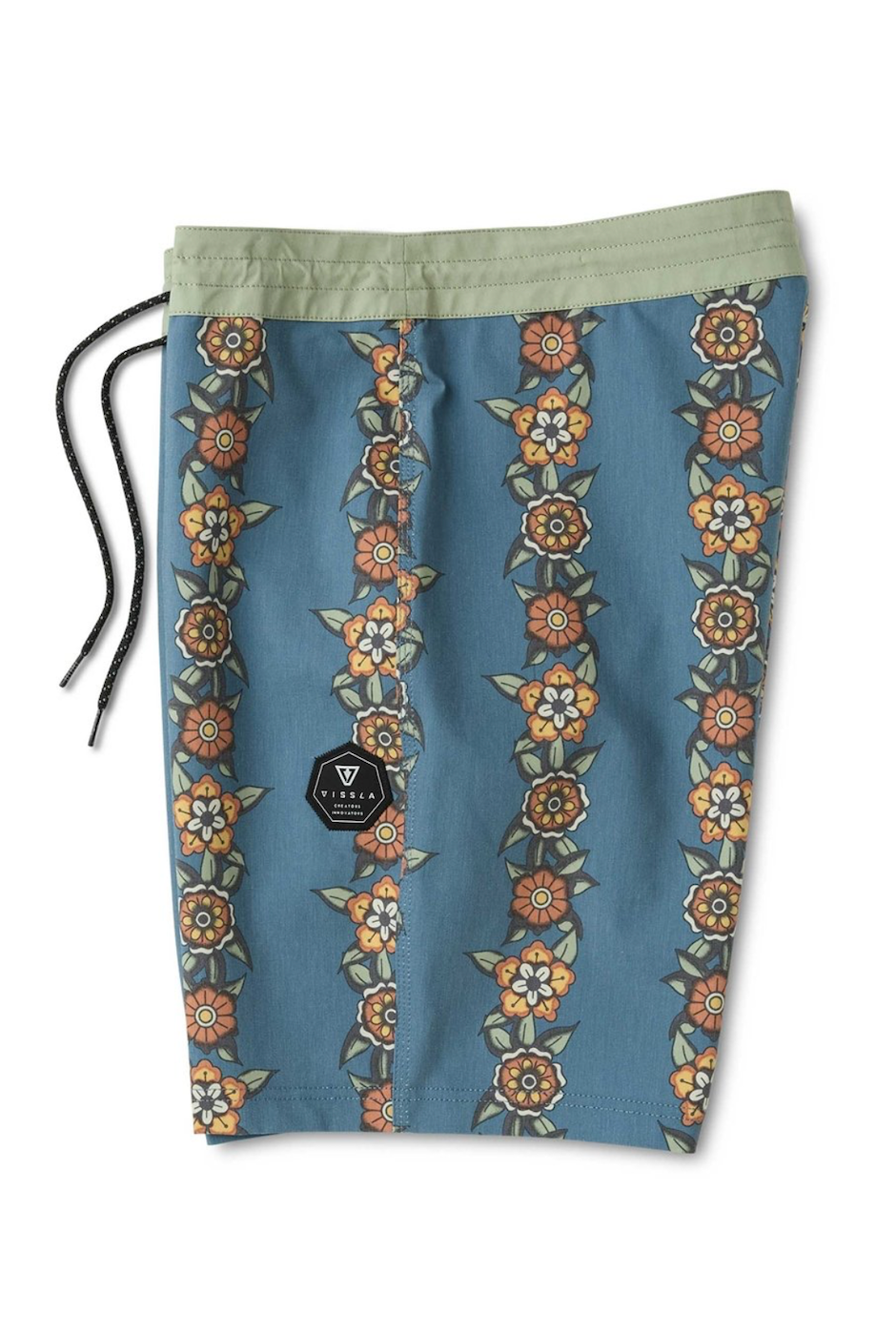 Vissla Ink Lines 17" Boys Boardshort - Midnight