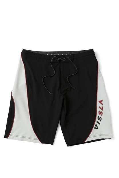Vissla Double Up 18" Boys Boardshort - Black