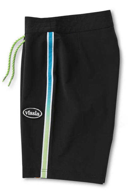 Vissla Long Sets 13" Kids Boardshort - Black 3
