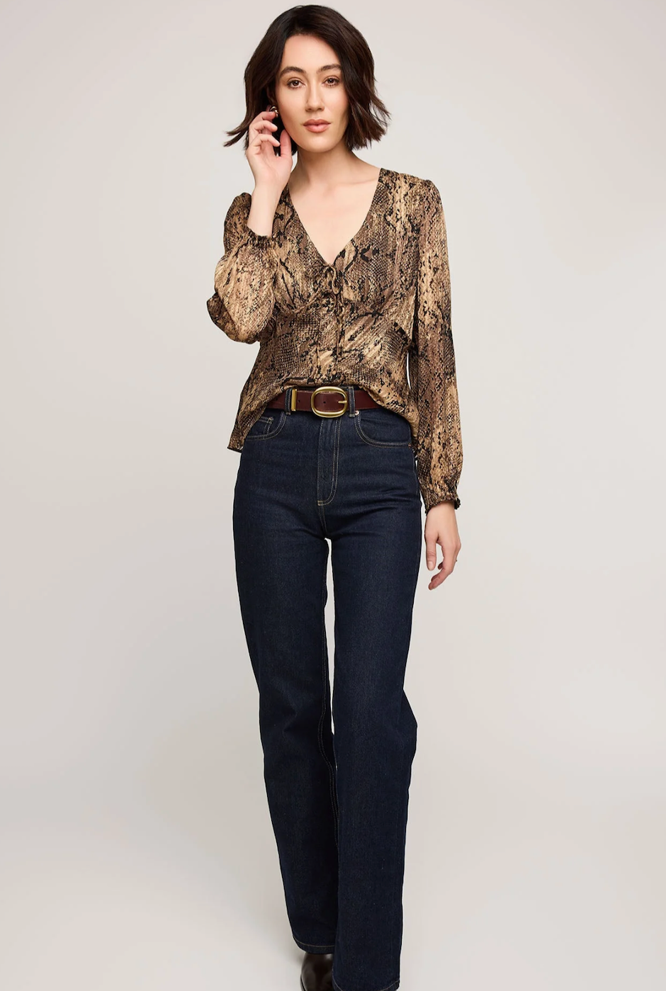 Gentle Fawn Salma Top - Topaz Snake