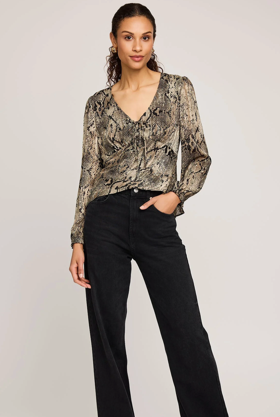 Gentle Fawn Salma Top - Jade Snake