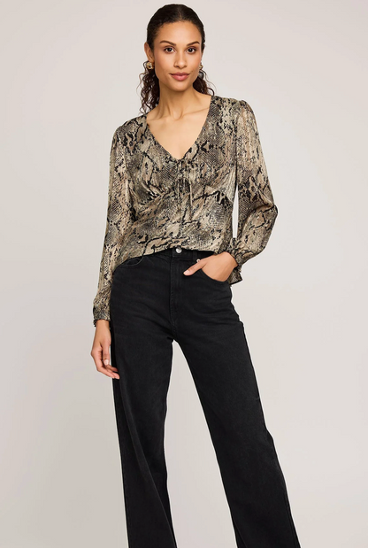 Gentle Fawn Salma Top - Jade Snake