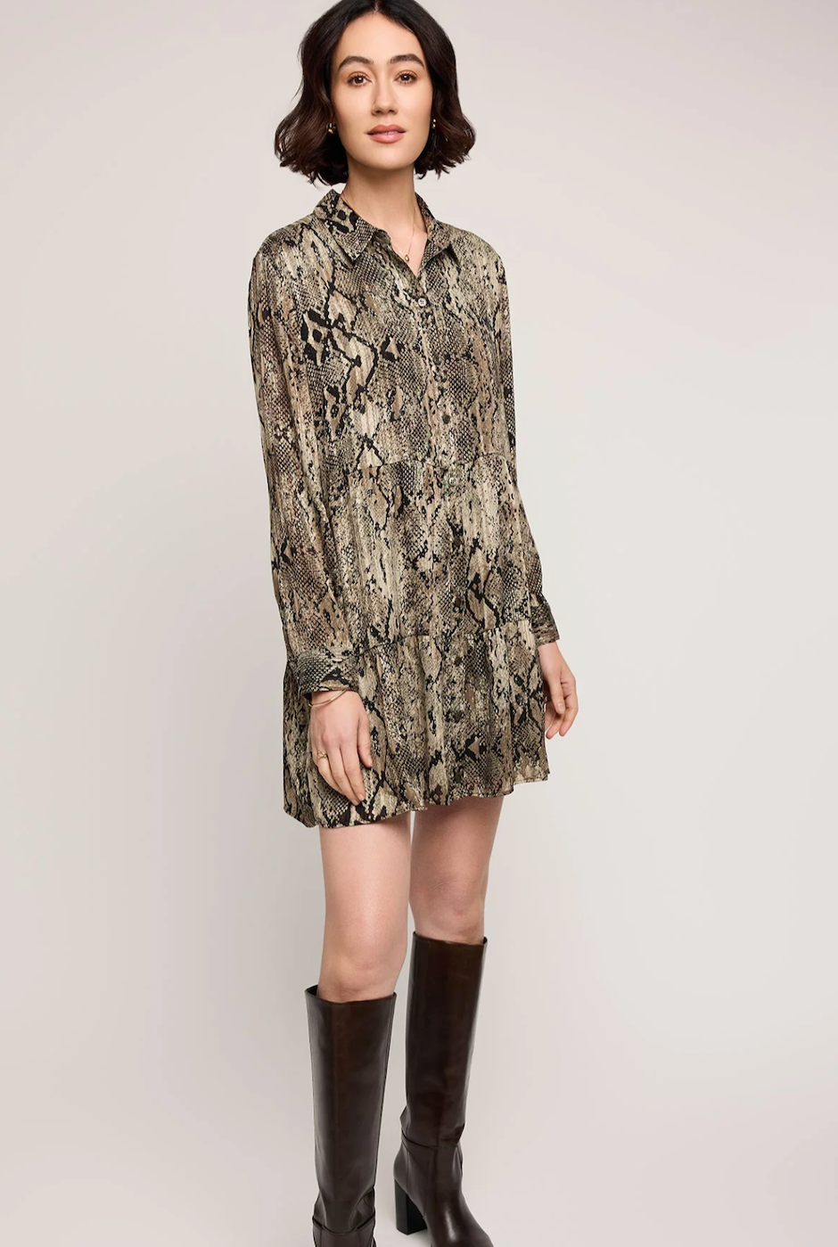 Gentle Fawn Vesper Dress - Jade Snake