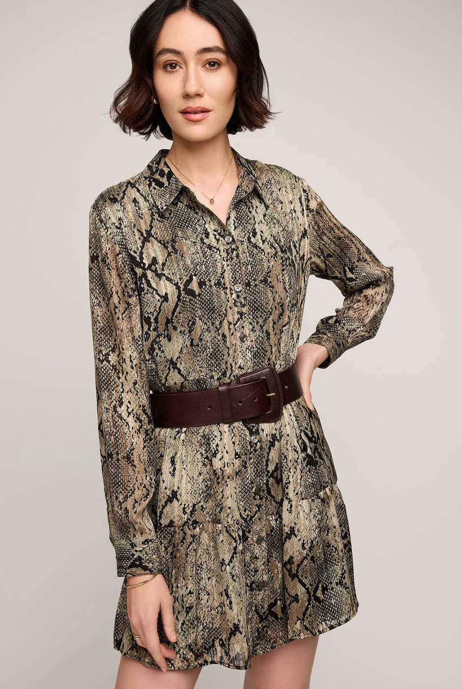 Gentle Fawn Vesper Dress - Jade Snake
