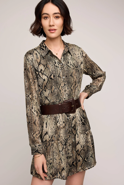 Gentle Fawn Vesper Dress - Jade Snake