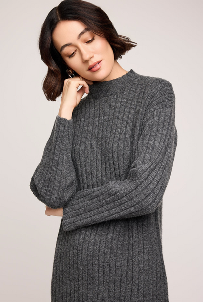 Gentle Fawn Yvette Sweater Dress - Heather Charcoal