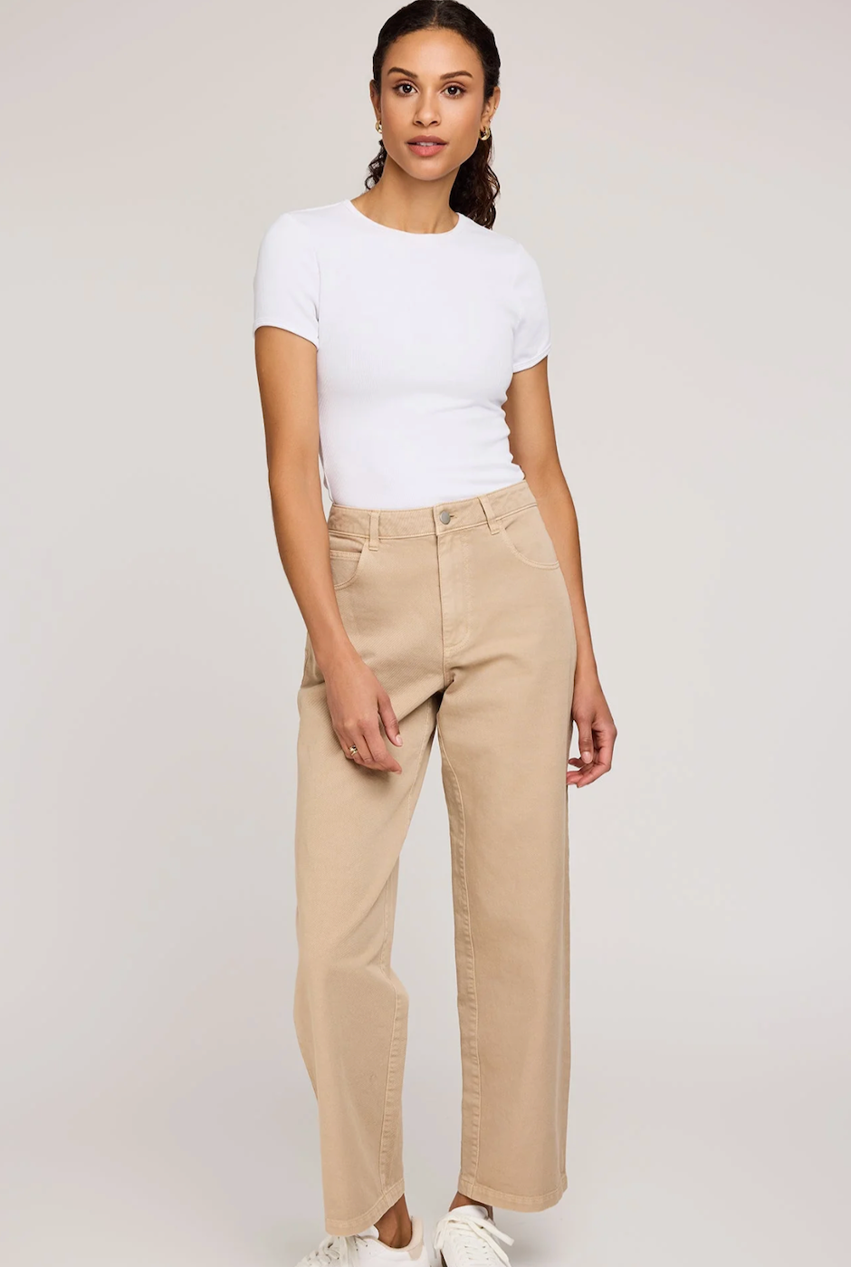 Gentle Fawn Shania Ringer T-Shirt - White