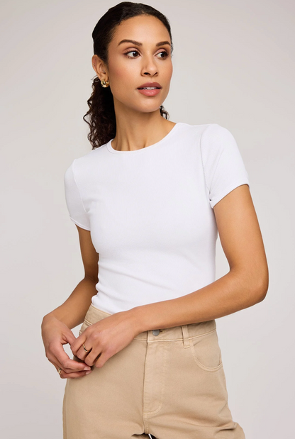 Gentle Fawn Shania Ringer T-Shirt - White