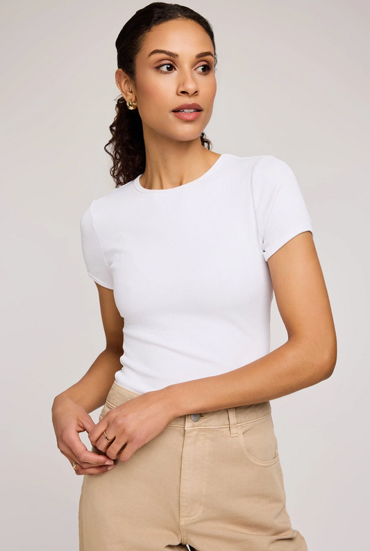 Gentle Fawn Shania Ringer T-Shirt - White