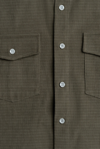 Champlain Textured Overshirt - Olive