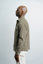 Champlain Textured Overshirt - Olive