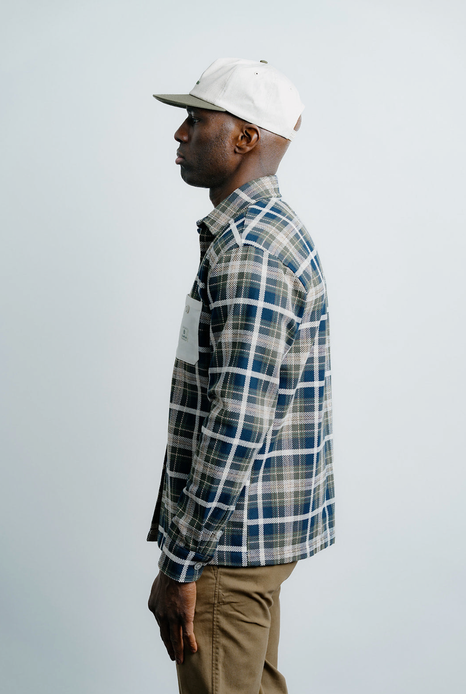 Champlain Plaid Overshirt - Navy