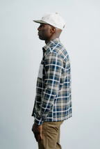 Champlain Plaid Overshirt - Navy